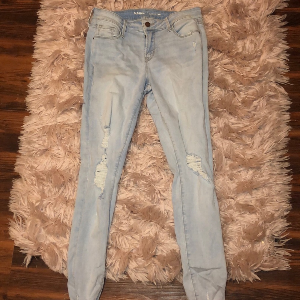 Skinny Blue Jeans